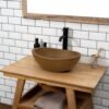 Compact Concrete Bathroom Sink